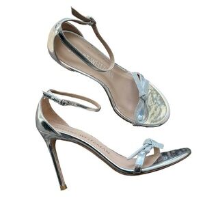 Stuart Weitzman - Nudist Bow 75 Heeled Strappy Sandal Sz 7